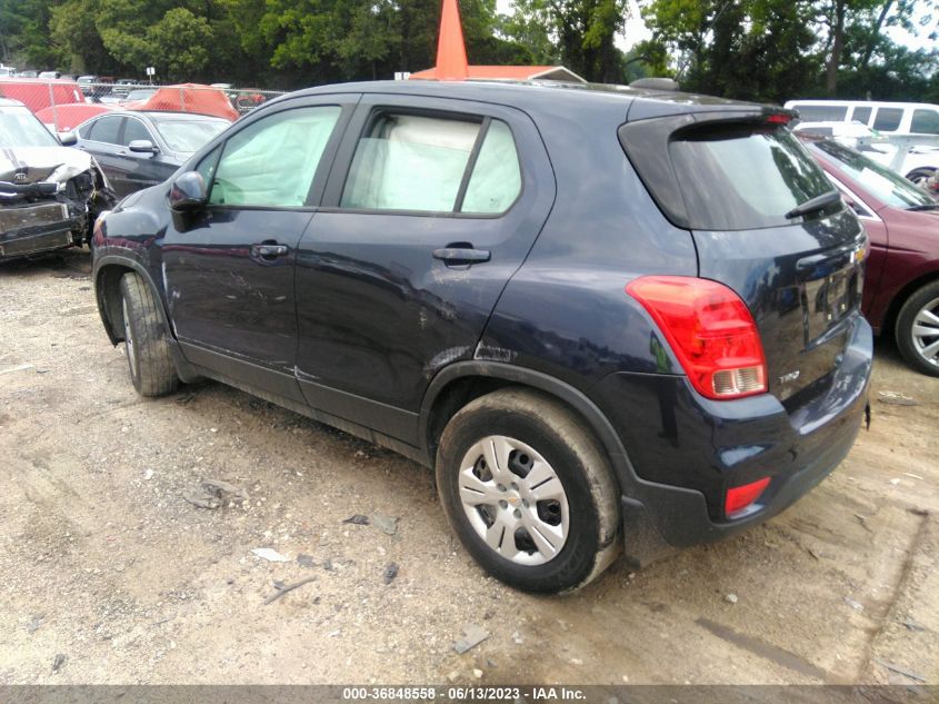 2018 CHEVROLET TRAX LS - 3GNCJKSB1JL406529
