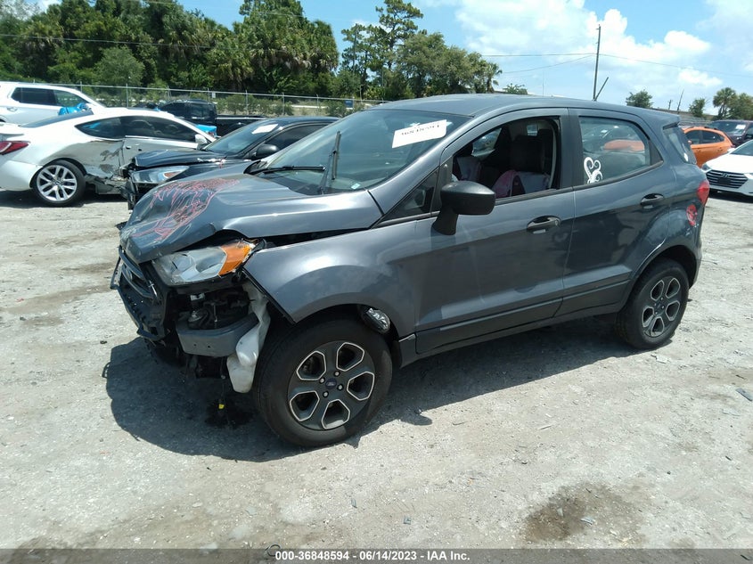 VIN MAJ6P1SL4JC164487 2018 FORD ECOSPORT S