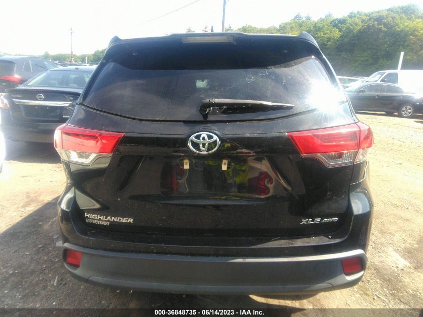 2019 TOYOTA HIGHLANDER SE/XLE - 5TDJZRFH3KS577505