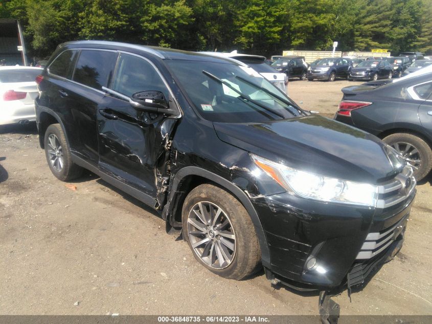 2019 TOYOTA HIGHLANDER SE/XLE - 5TDJZRFH3KS577505