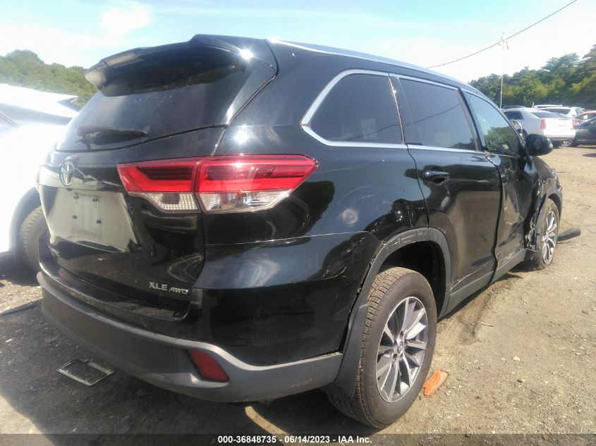 2019 TOYOTA HIGHLANDER SE/XLE - 5TDJZRFH3KS577505