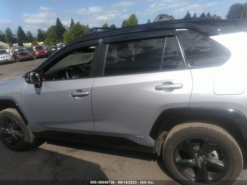 2021 TOYOTA RAV4 HYBRID XSE - 2T3E6RFV7MW013535