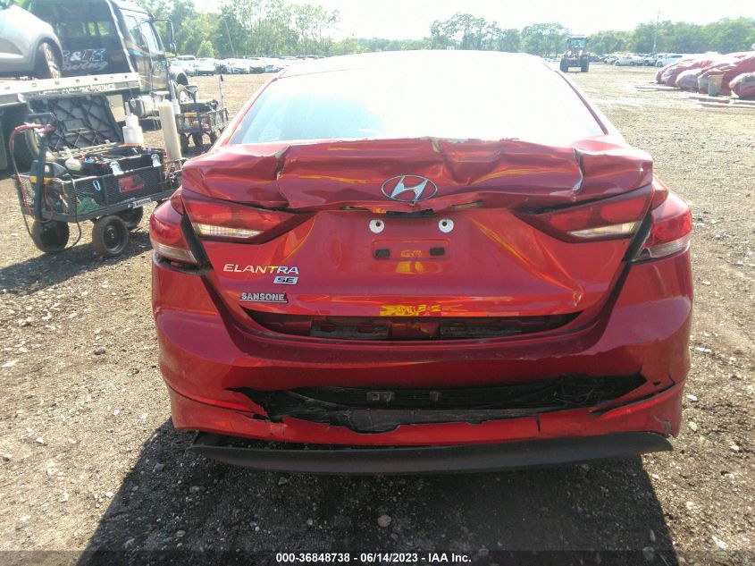2018 HYUNDAI ELANTRA SE - 5NPD74LF2JH311485