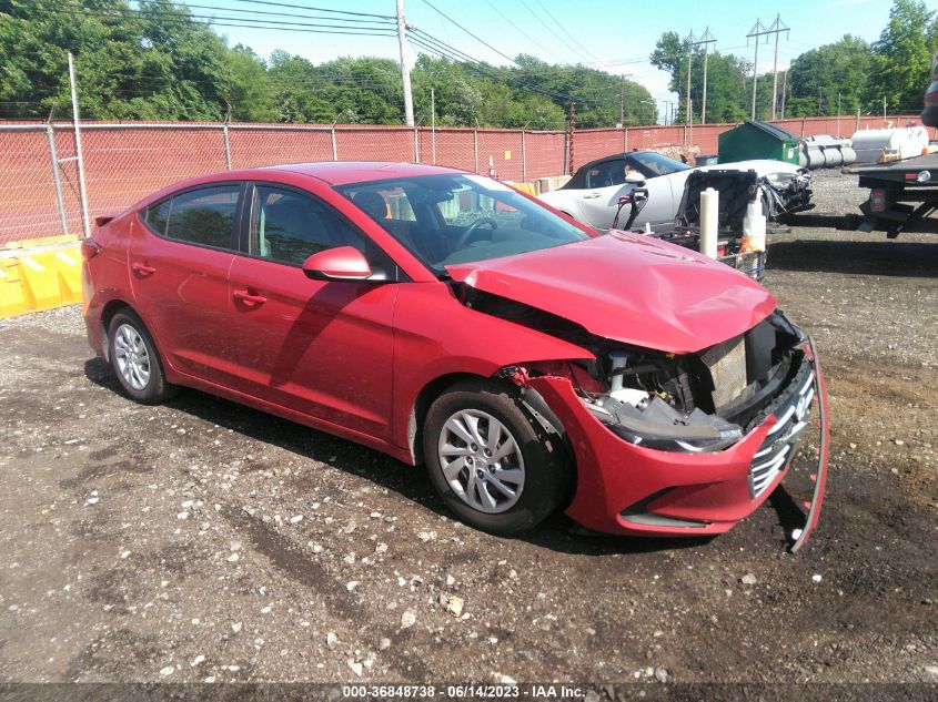 2018 HYUNDAI ELANTRA SE - 5NPD74LF2JH311485