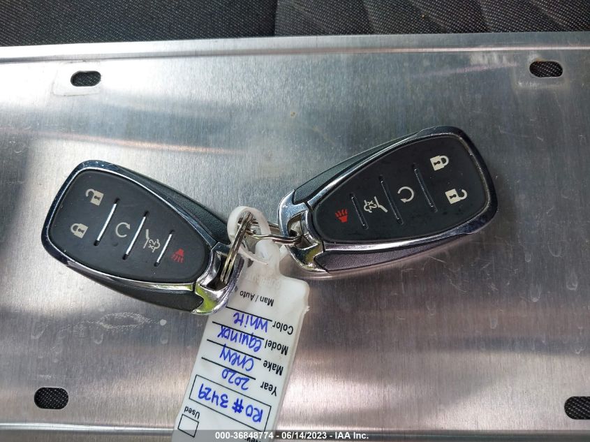 2020 CHEVROLET EQUINOX LT - 3GNAXLEX2LS537058