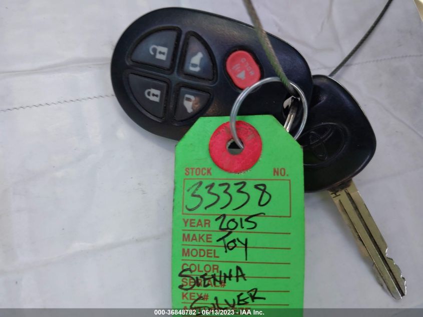 2015 TOYOTA SIENNA LE - 5TDKK3DC7FS574853