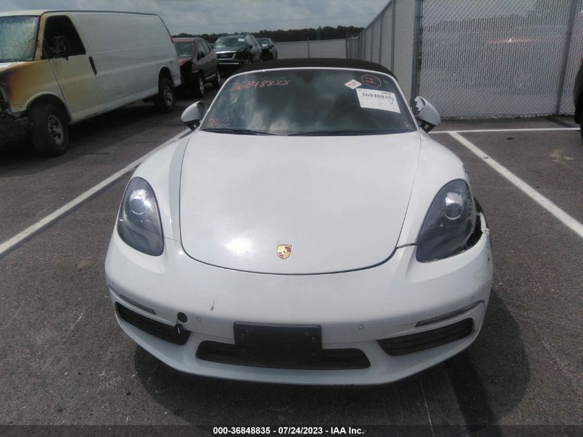 2018 PORSCHE 718 BOXSTER - WP0CA2A89JS211035