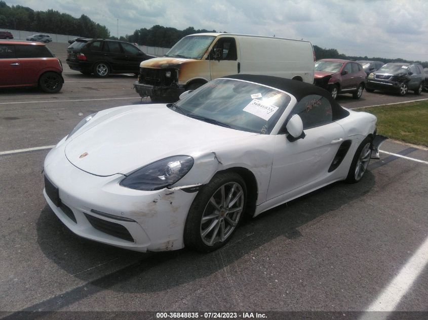 2018 PORSCHE 718 BOXSTER - WP0CA2A89JS211035