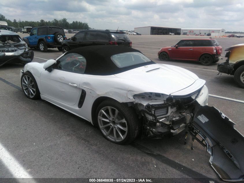 2018 PORSCHE 718 BOXSTER - WP0CA2A89JS211035