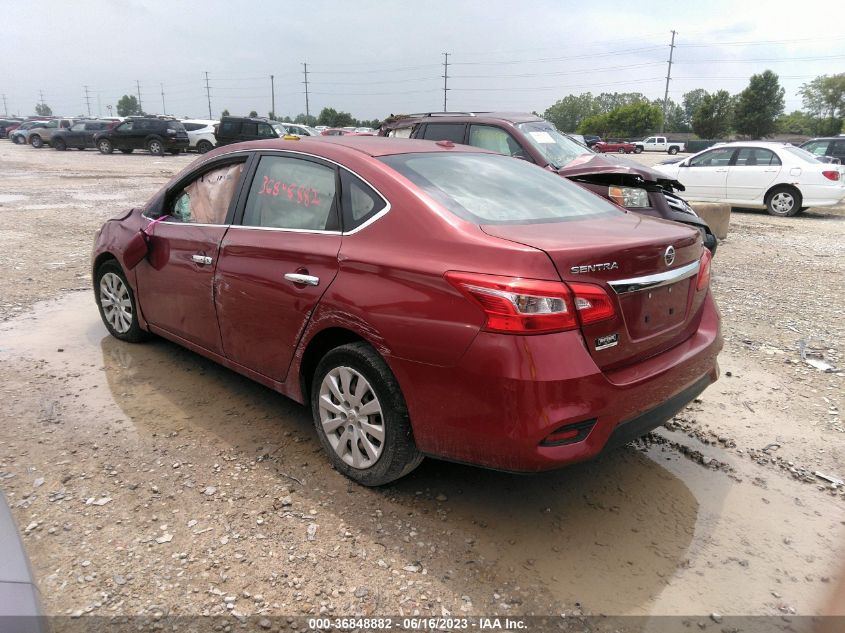 2016 NISSAN SENTRA SR/SL/S/SV/FE+ S - 3N1AB7AP5GY212754