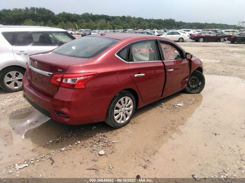 2016 NISSAN SENTRA SR/SL/S/SV/FE+ S - 3N1AB7AP5GY212754