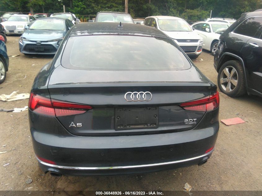 2018 AUDI A5 SPORTBACK PREMIUM PLUS - WAUBNCF56JA027680