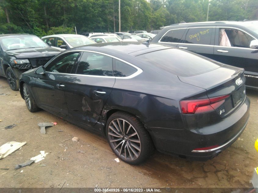 2018 AUDI A5 SPORTBACK PREMIUM PLUS - WAUBNCF56JA027680