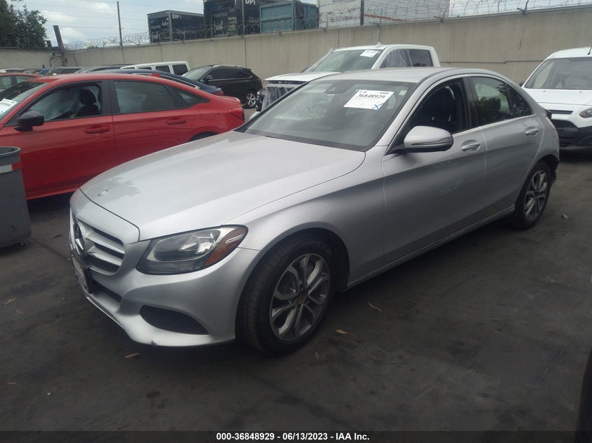 VIN 55SWF4JB6HU185974 2017 MERCEDES-BENZ C-CLASS C 300