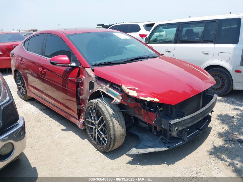 2020 HYUNDAI ELANTRA SPORT - KMHD04LB8LU040082