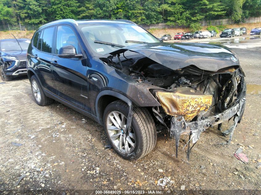 2016 BMW X3 XDRIVE28I - 5UXWX9C59G0D72109