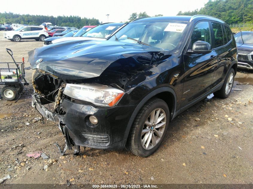 2016 BMW X3 XDRIVE28I - 5UXWX9C59G0D72109