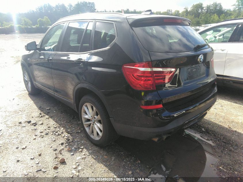 2016 BMW X3 XDRIVE28I - 5UXWX9C59G0D72109