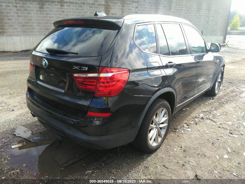 2016 BMW X3 XDRIVE28I - 5UXWX9C59G0D72109