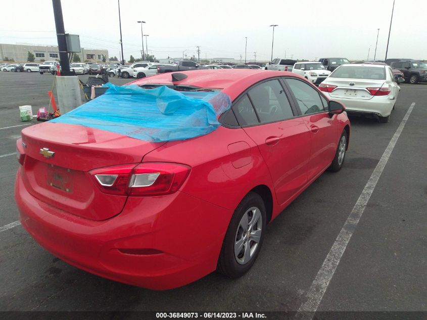 2017 CHEVROLET CRUZE LS - 1G1BC5SM0H7249245