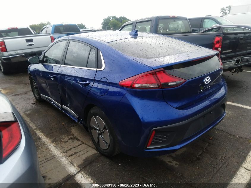 2022 HYUNDAI IONIQ HYBRID SE - KMHC75LC3NU266135
