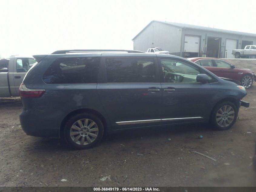 2015 TOYOTA SIENNA XLE/LIMITED - 5TDDK3DC1FS113754