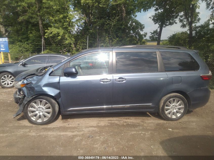 2015 TOYOTA SIENNA XLE/LIMITED - 5TDDK3DC1FS113754