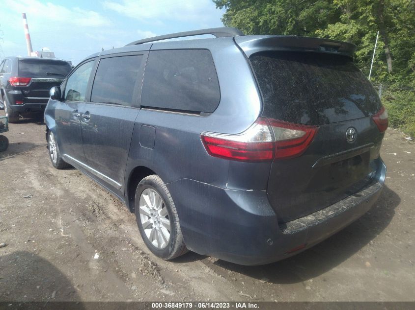 2015 TOYOTA SIENNA XLE/LIMITED - 5TDDK3DC1FS113754