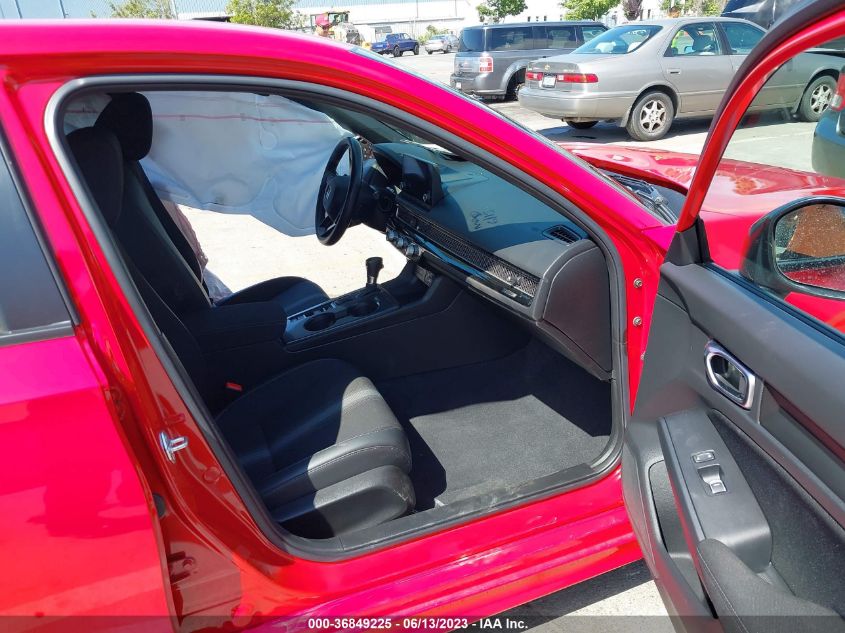2022 HONDA CIVIC SEDAN SPORT - 2HGFE2F56NH547451