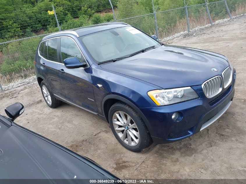 2013 BMW X3 XDRIVE28I - 5UXWX9C5XD0A25044