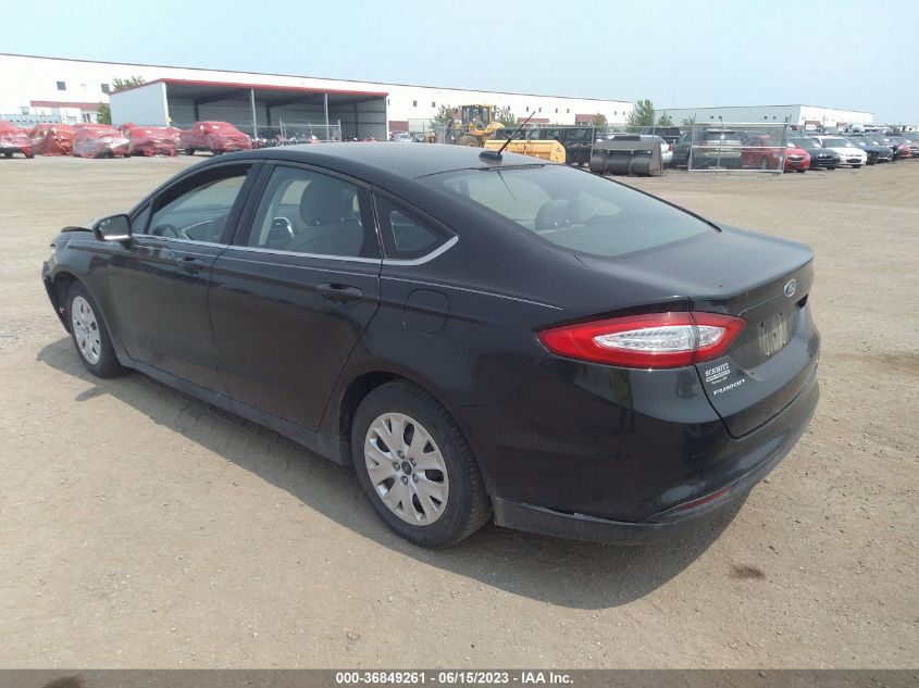 2013 FORD FUSION S - 3FA6P0G74DR260860