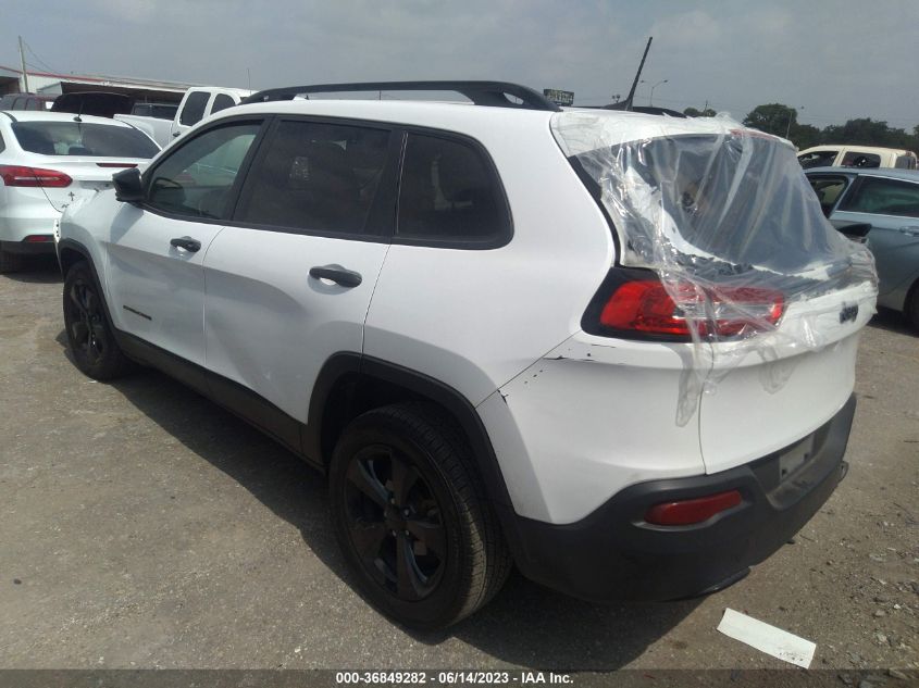 2017 JEEP CHEROKEE SPORT - 1C4PJLAB9HD237832