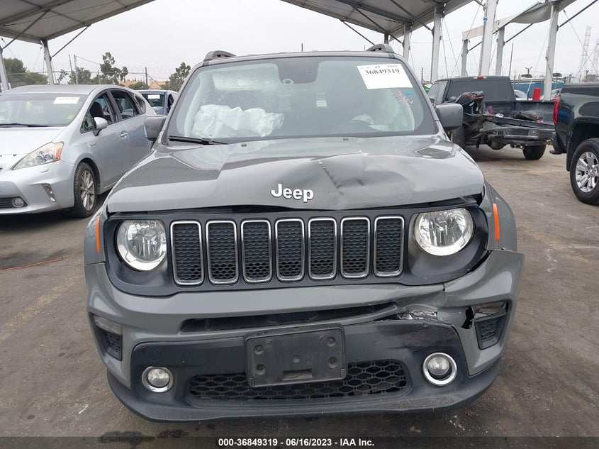 VIN ZACNJABB4KPK52982 2019 JEEP RENEGADE LATITUDE