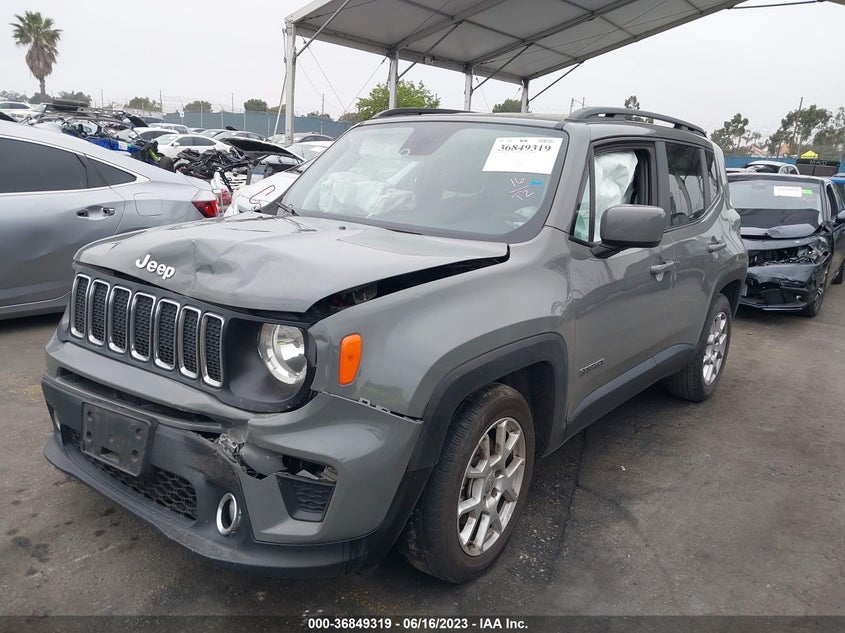 VIN ZACNJABB4KPK52982 2019 JEEP RENEGADE LATITUDE
