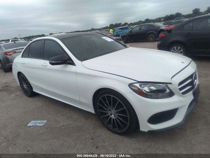 2016 MERCEDES-BENZ C-CLASS C 300 - 55SWF4JB6GU178036