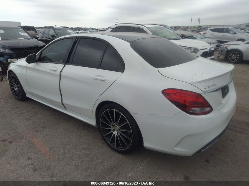 2016 MERCEDES-BENZ C-CLASS C 300 - 55SWF4JB6GU178036