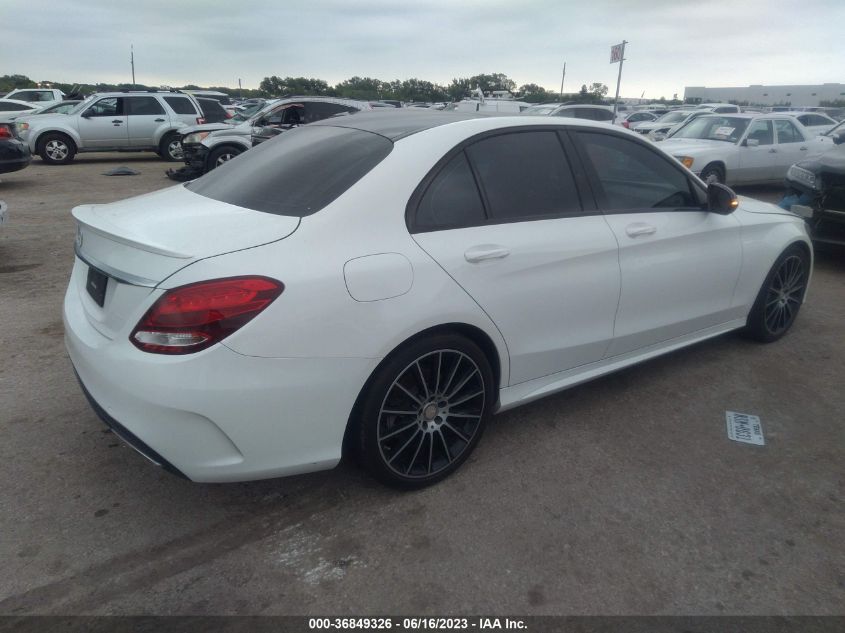2016 MERCEDES-BENZ C-CLASS C 300 - 55SWF4JB6GU178036