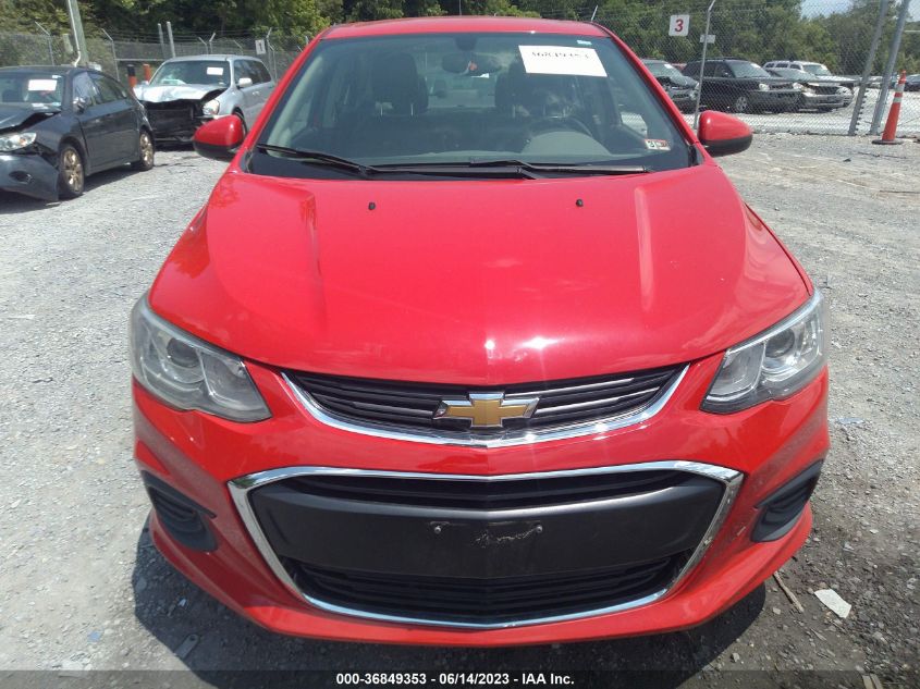 2017 CHEVROLET SONIC PREMIER - 1G1JF5SB8H4134685