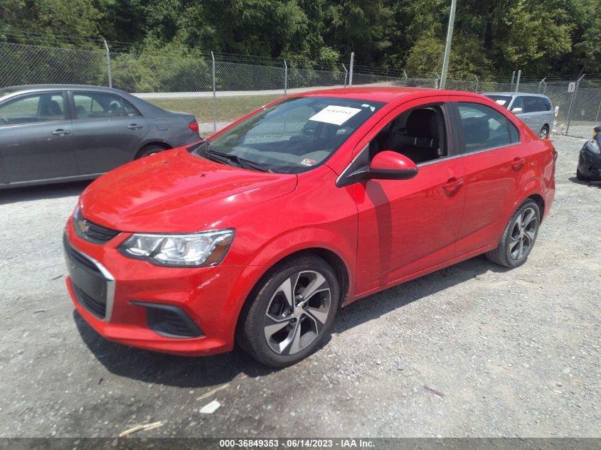 2017 CHEVROLET SONIC PREMIER - 1G1JF5SB8H4134685