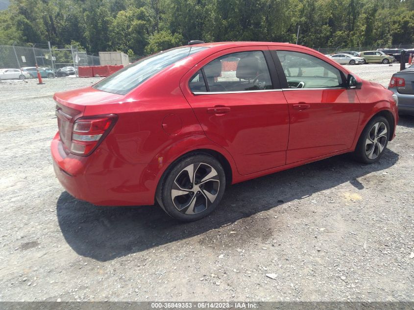 2017 CHEVROLET SONIC PREMIER - 1G1JF5SB8H4134685