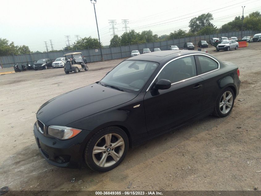 2013 BMW 1 SERIES 128I WBAUP7C50DVP24256