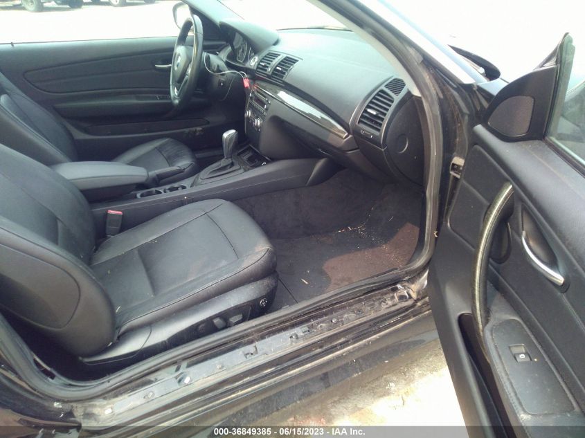 2013 BMW 1 SERIES 128I WBAUP7C50DVP24256