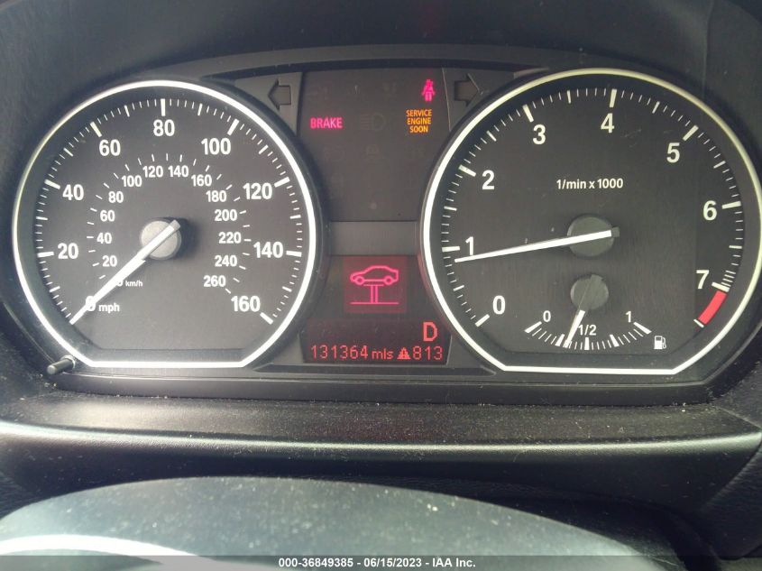 2013 BMW 1 SERIES 128I WBAUP7C50DVP24256