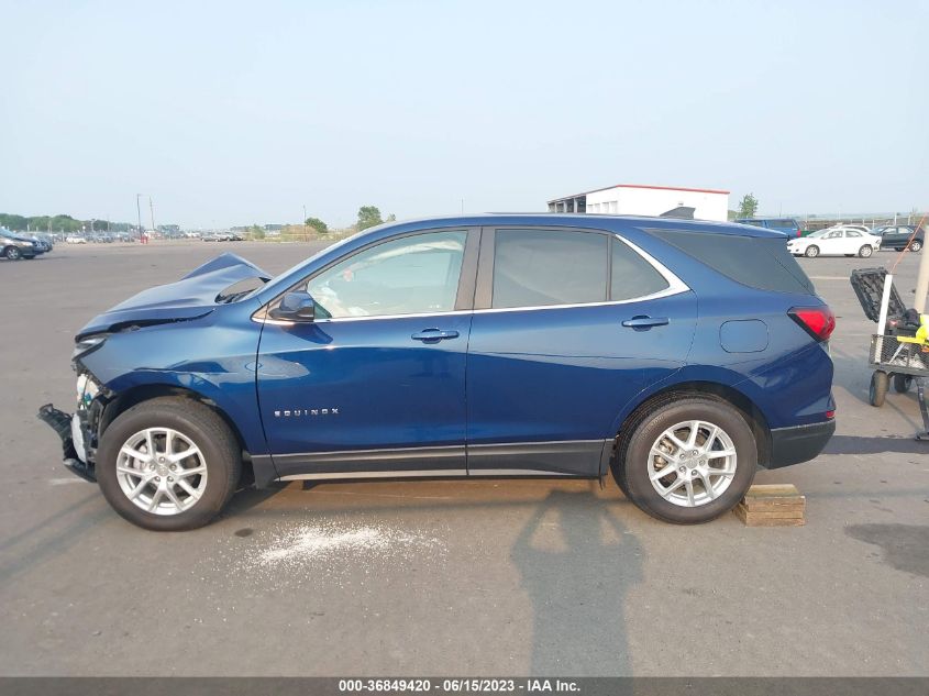 2022 CHEVROLET EQUINOX LT - 3GNAXUEV5NL156385