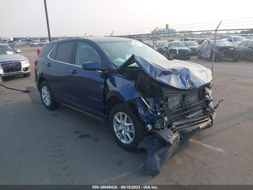 2022 CHEVROLET EQUINOX LT - 3GNAXUEV5NL156385