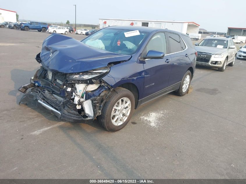 2022 CHEVROLET EQUINOX LT - 3GNAXUEV5NL156385