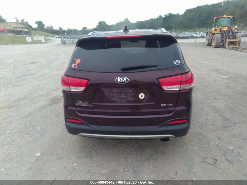 2016 KIA SORENTO EX - 5XYPH4A5XGG008118