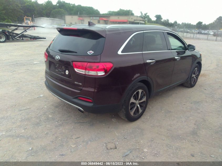 2016 KIA SORENTO EX - 5XYPH4A5XGG008118