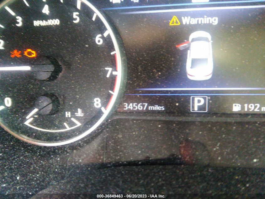 2020 NISSAN MAXIMA SV - 1N4AA6CV7LC375873