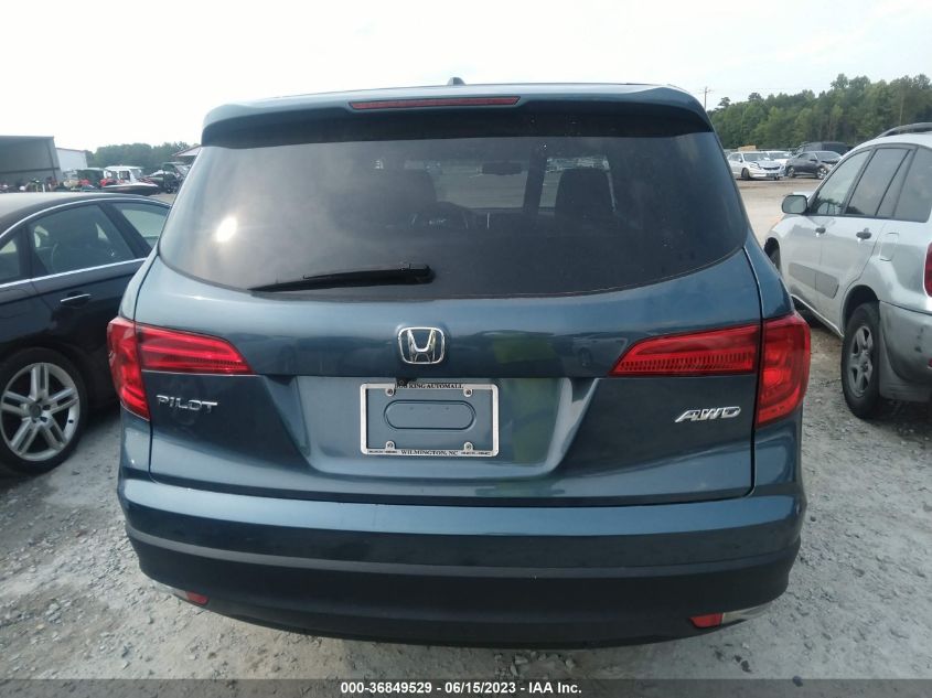 2018 HONDA PILOT EX-L - 5FNYF6H53JB045862